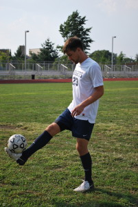 Photo by Carla Pennolino Men's soccer captain Danny Stoker is poised to cap off an already storied college career.