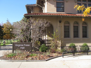 Photo by Brandon Jordan The Frese Hall building where students can get their free flu shots.