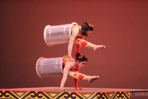 Photo by Bianca He The New Shanghai Circus, a touring Chinese troupe, impressed the audience with the acts put on by flexible acrobats.