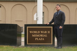 Photo by David Gutenmacher Dennis Torres is the Veterans Outreach Specialist at Queens College. Torres is familiar with the veteran life as he served in the Marine Corps Reserves.