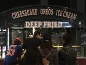 Photo by Jake Cohen Citi Field offers deep fried cheesecake and ice cream for fans to enjoy while watching the Mets this season.